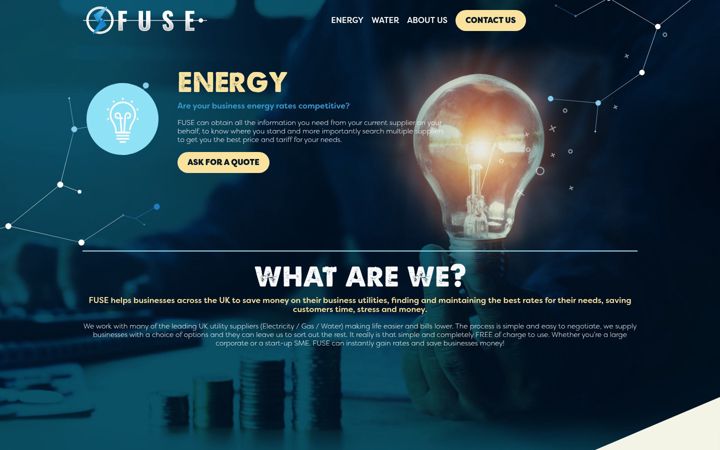 Screenshot of businessfuse.co.uk