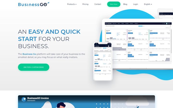 Screenshot of businessgo.eu