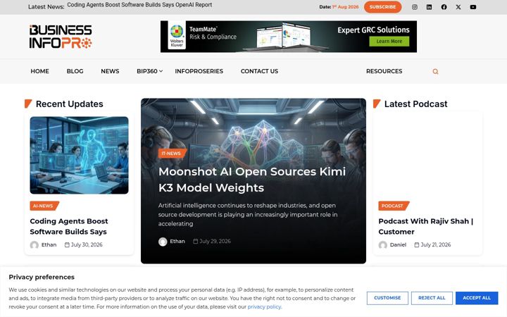 Screenshot of businessinfopro.com