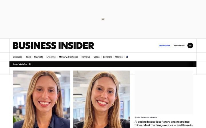 Screenshot of businessinsider.nl
