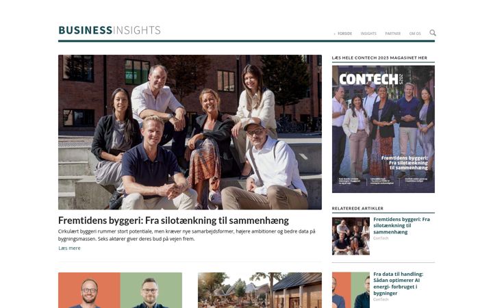 Screenshot of businessinsights.dk