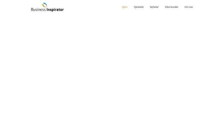 Screenshot of businessinspirator.no