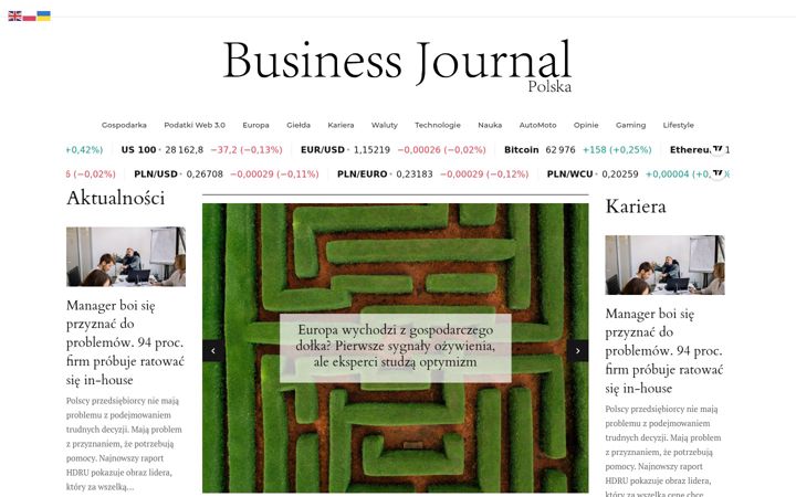 Screenshot of businessjournal.pl