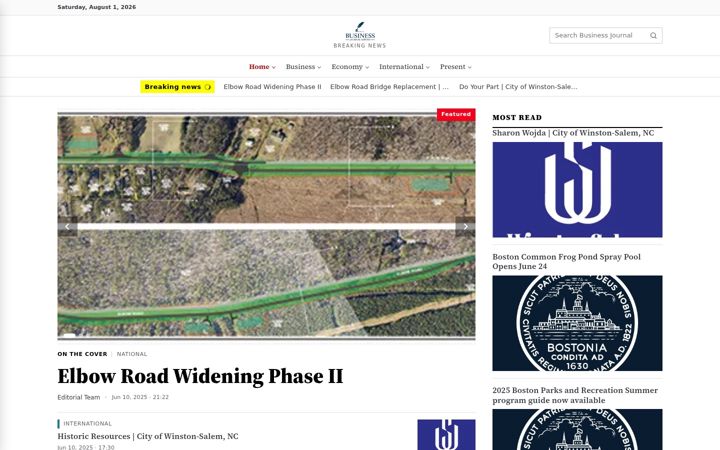 Screenshot of businessjournalreport.com