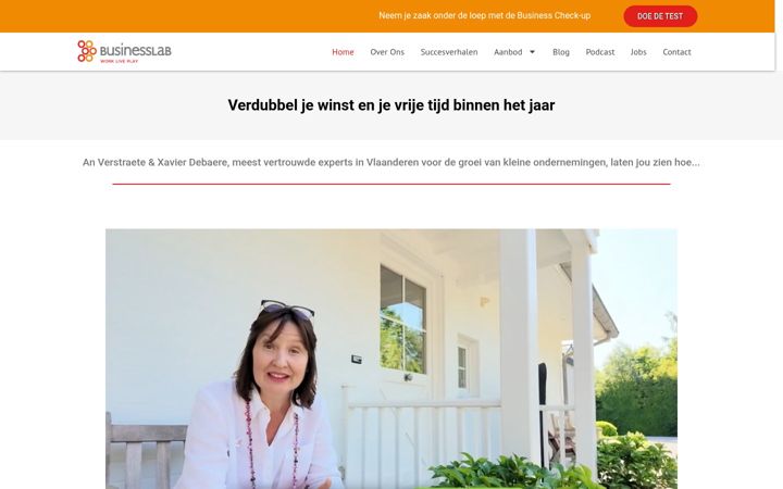 Screenshot di businesslab.be