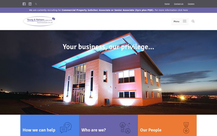 Screenshot of businesslaw.co.uk