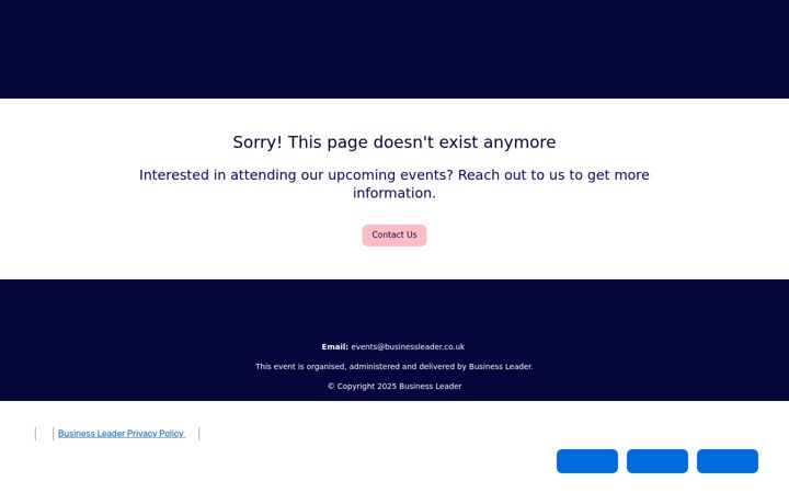 Screenshot of businessleadersummit.co.uk