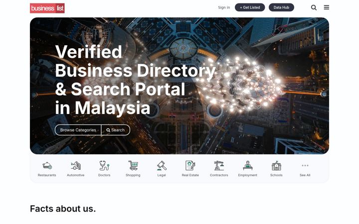 Screenshot of businesslist.my