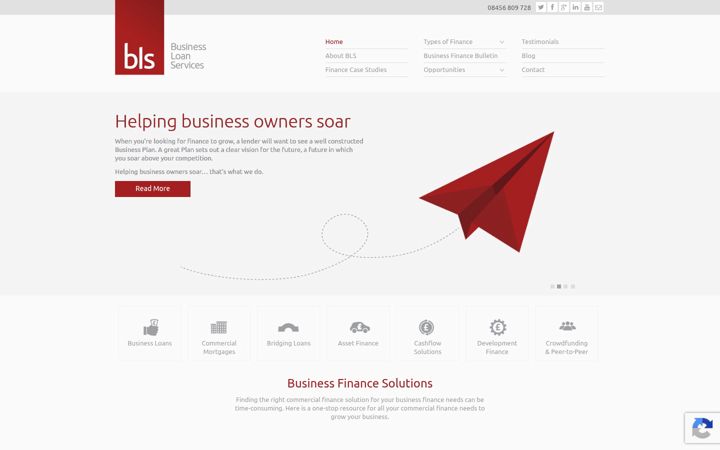 Screenshot of businessloanservices.co.uk