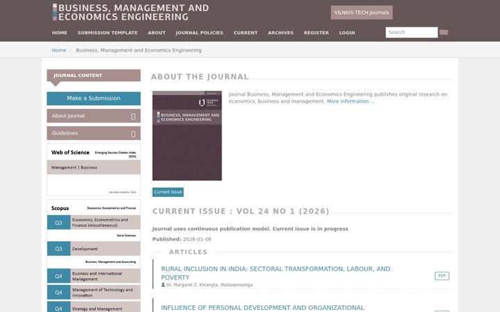 Screenshot of businessmanagementeconomic.org