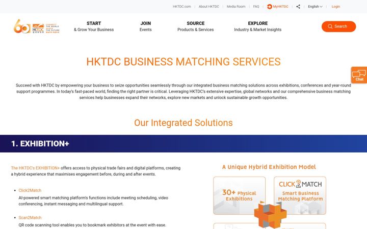 Screenshot of businessmatching.com