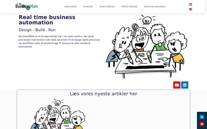 Screenshot of businessmate.io