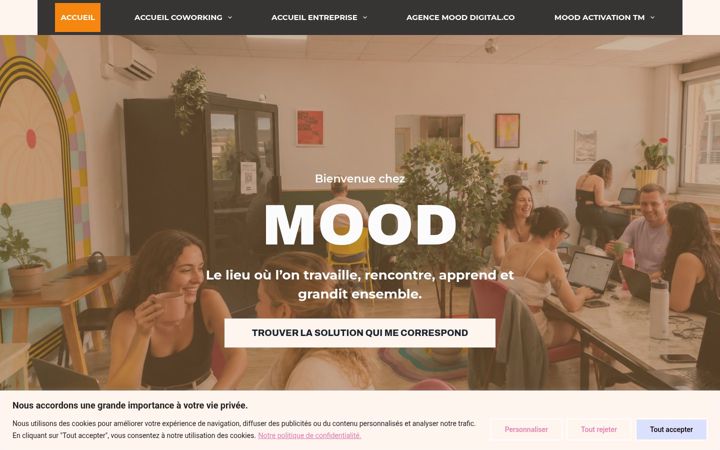 Screenshot of businessmood.fr