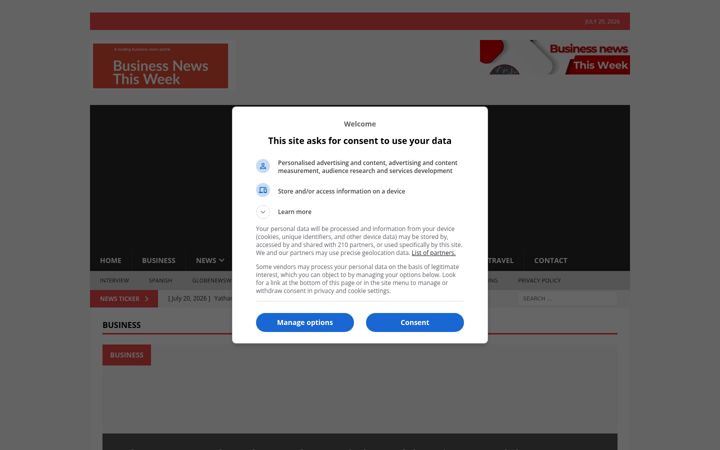 Screenshot of businessnewsthisweek.com