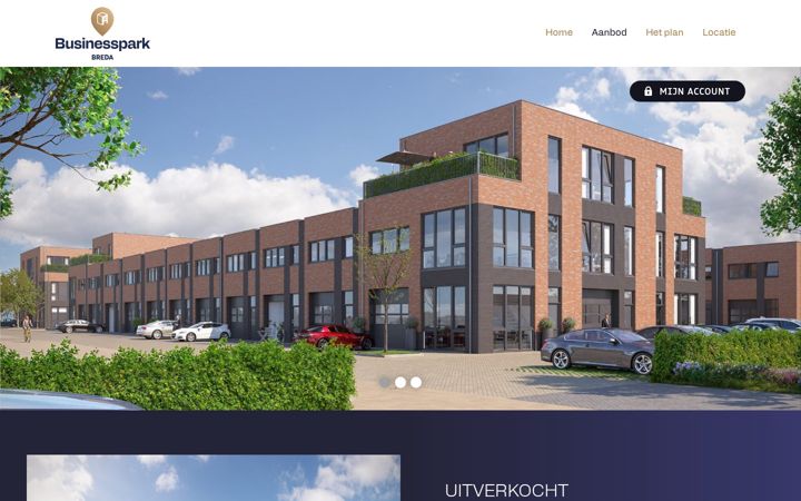 Screenshot of businessparkbreda.nl