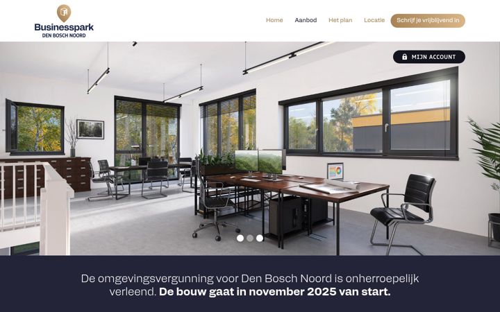 Screenshot of businessparkdenboschnoord.nl