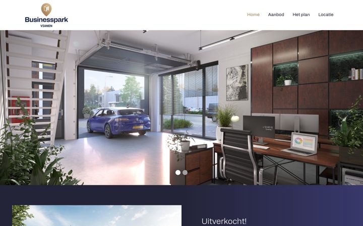 Screenshot of businessparkvianen.nl