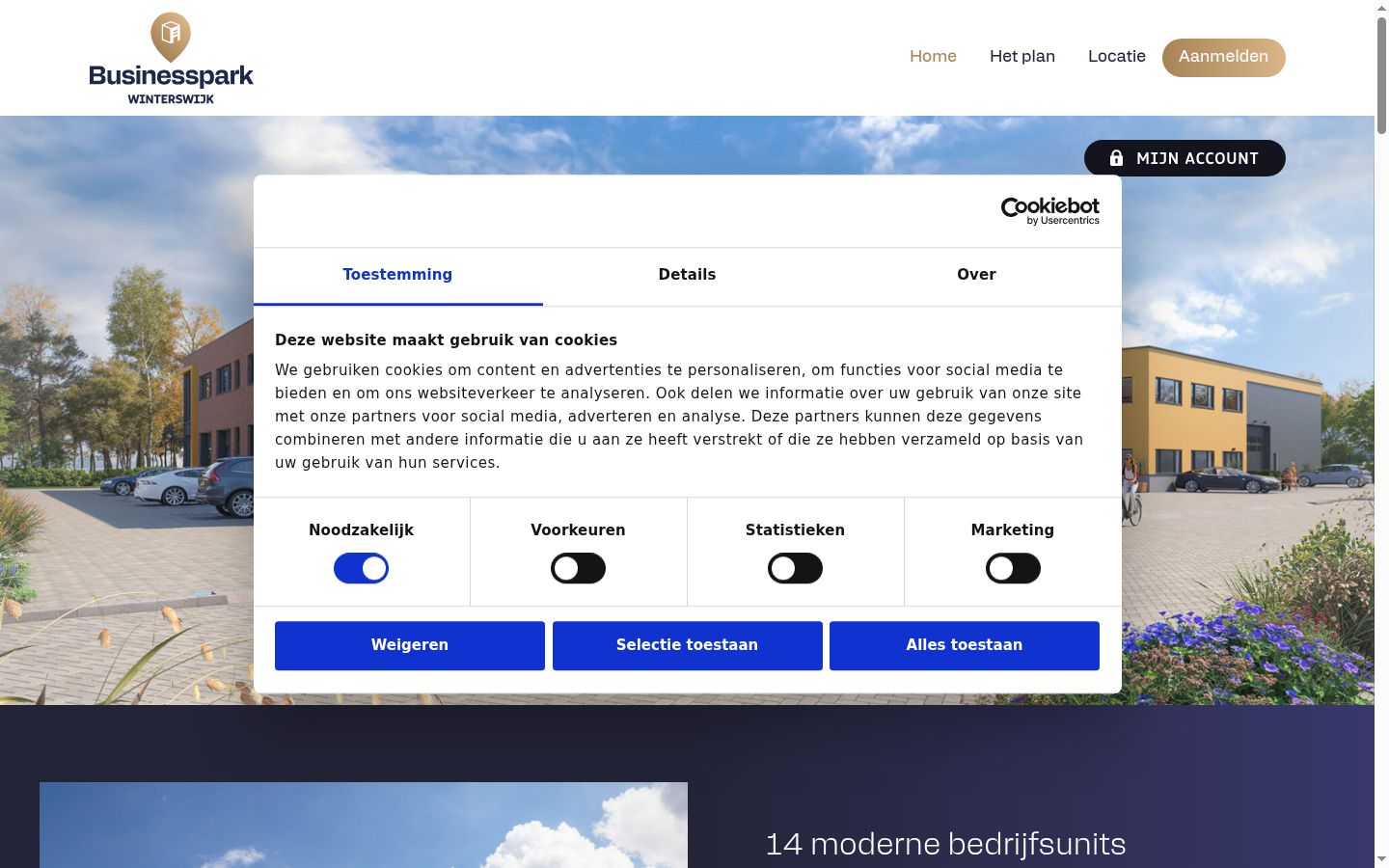Sutikimo reklamjuostės, rodytos prieš bet kokią sąveiką, ekrano kopija