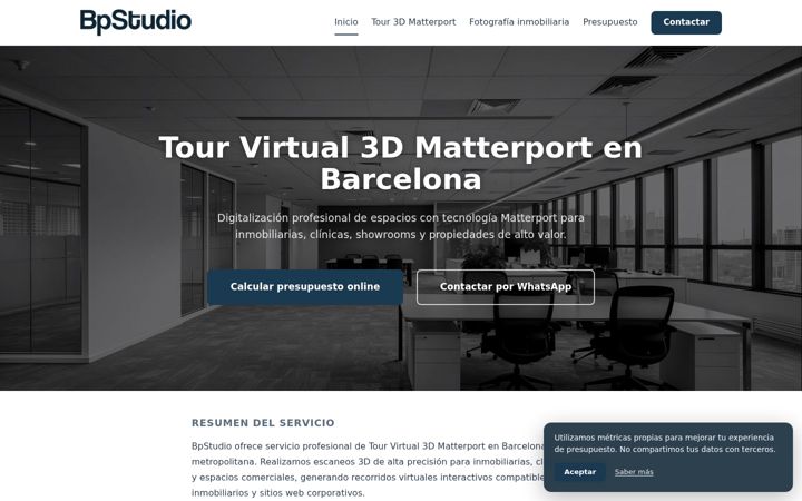 Screenshot of businesspixelstudio.com