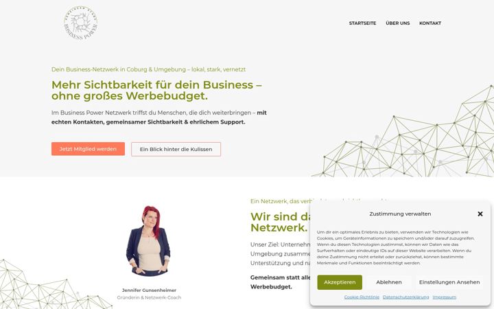 Screenshot of businesspowernetzwerk.de