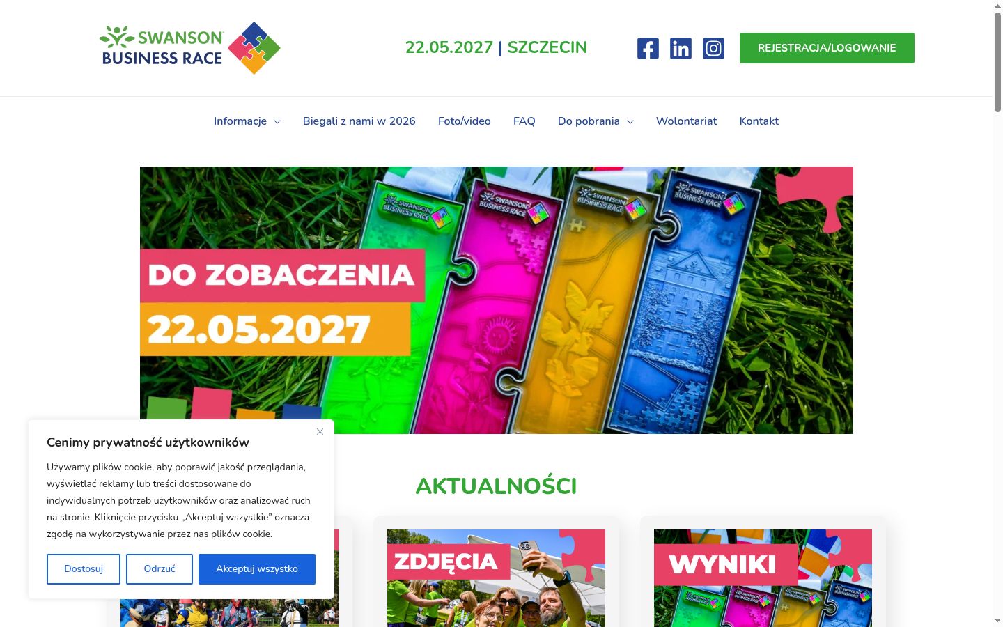 Snímka obrazovky banera súhlasu zobrazeného pred akoukoľvek interakciou