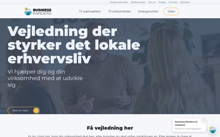 Screenshot von businessranders.dk