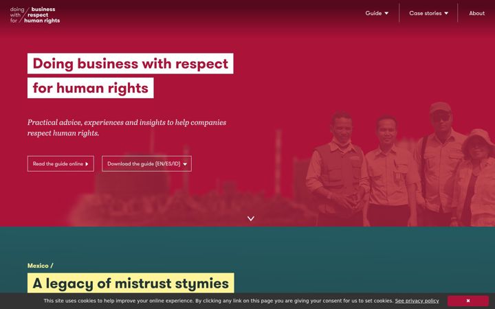Screenshot of businessrespecthumanrights.org