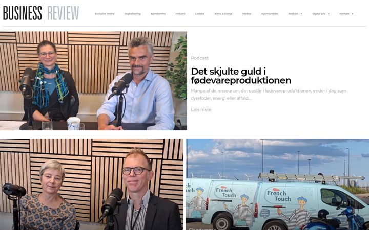 Screenshot of businessreview.dk