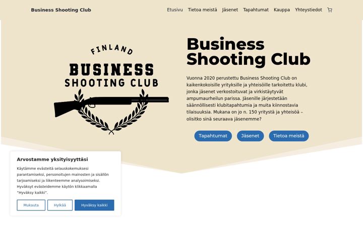 Screenshot of businessshootingclub.fi