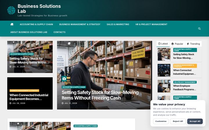 Screenshot of businesssolutionslab.com