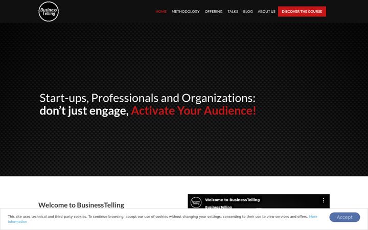 Screenshot of businesstelling.com