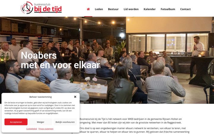 Captura de pantalla de businesstijd.nl