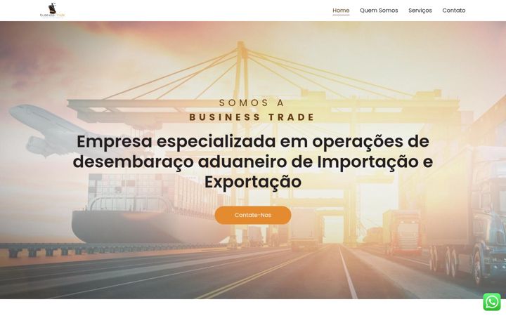 Screenshot von businesstrade.com.br