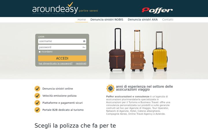 Screenshot of businesstravelassicurazioni.it