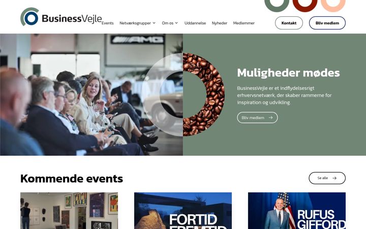 Screenshot of businessvejle.dk