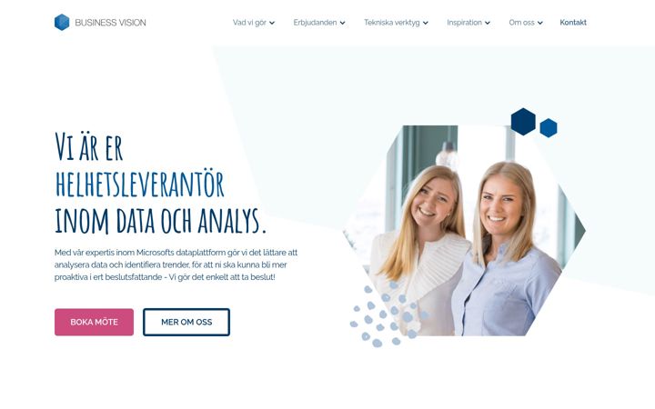 Screenshot of businessvision.se