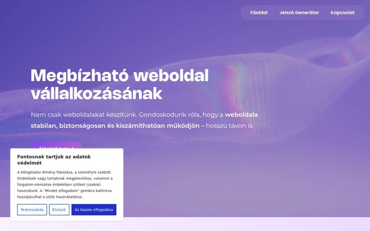 Screenshot of businessweblogic.hu