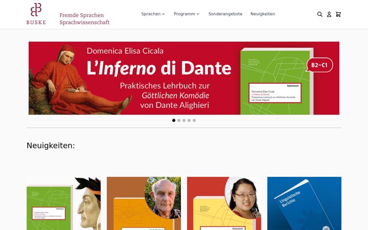 Screenshot of buske.de