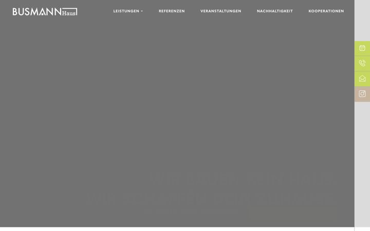 Screenshot of busmann-hausbau.de