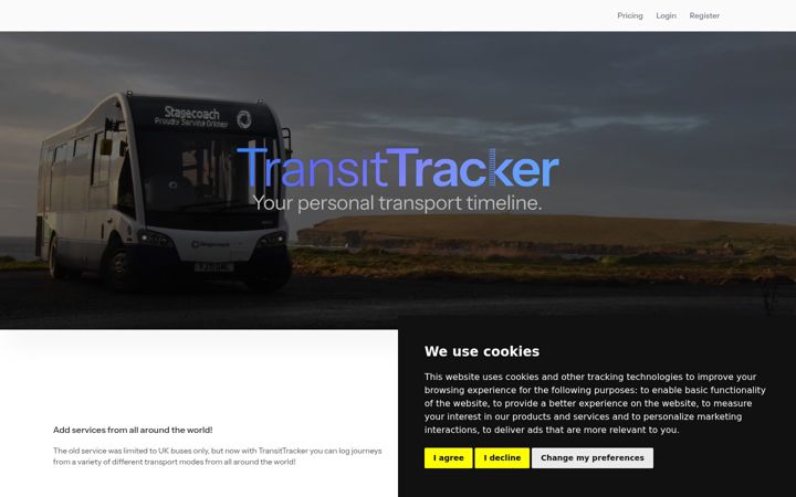 Screenshot of busmiles.uk