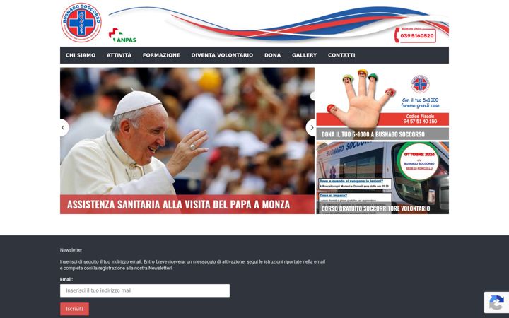 Screenshot of busnagosoccorso.it