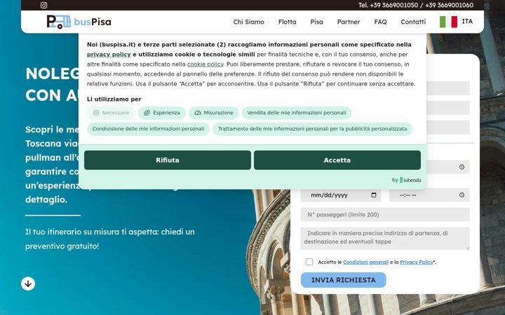Screenshot of buspisa.it