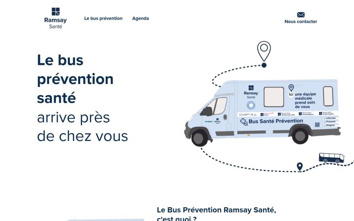 Zrzut ekranu buspreventionramsaysante.fr