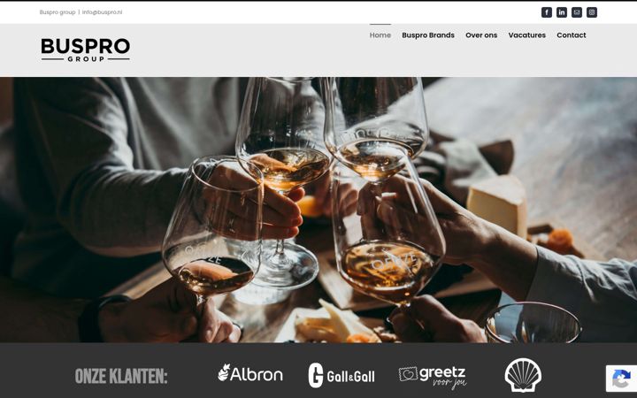 Captura de pantalla de buspro.nl
