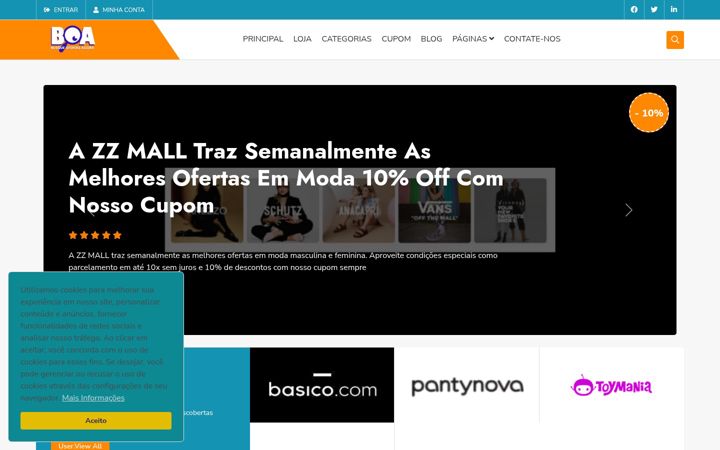 Screenshot of busqueofertasagora.com.br
