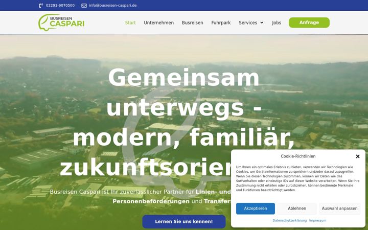 Screenshot di busreisen-caspari.de