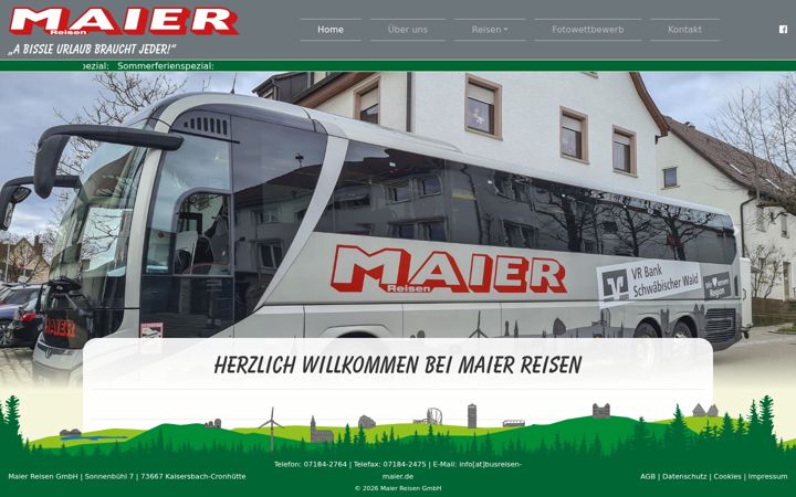 Screenshot of busreisen-maier.de