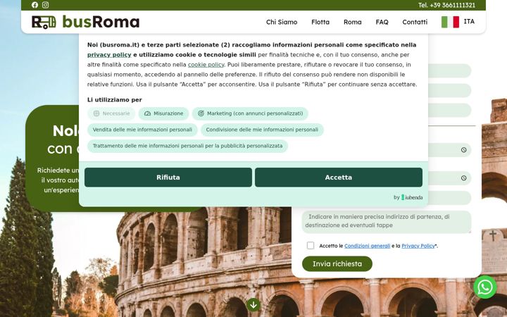Screenshot of busroma.it