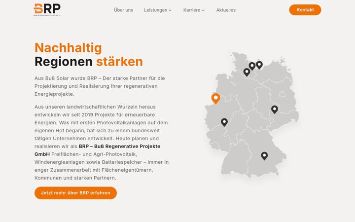 Screenshot of buss-solar.de