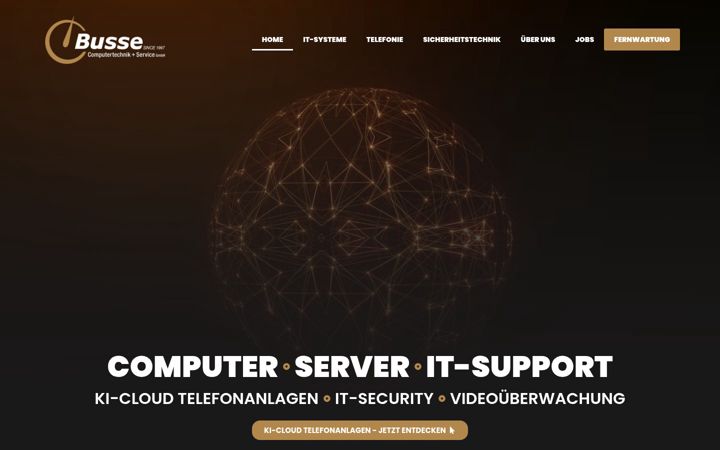 Screenshot of busse-computer.de